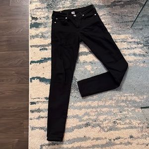 True Religion Size 24 Black Jeans HALLE